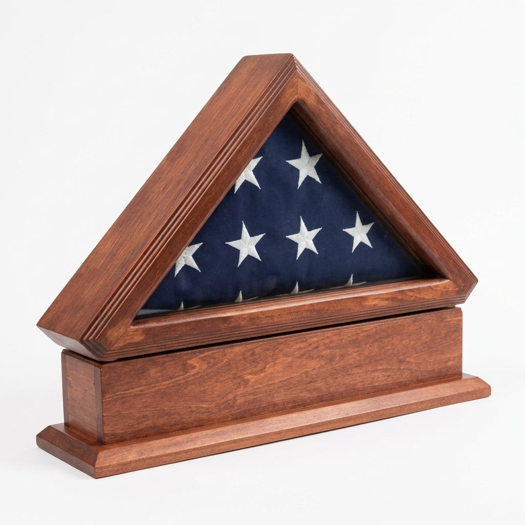 Flag Display Case, Pedestal for 3ft x 5ft Flag