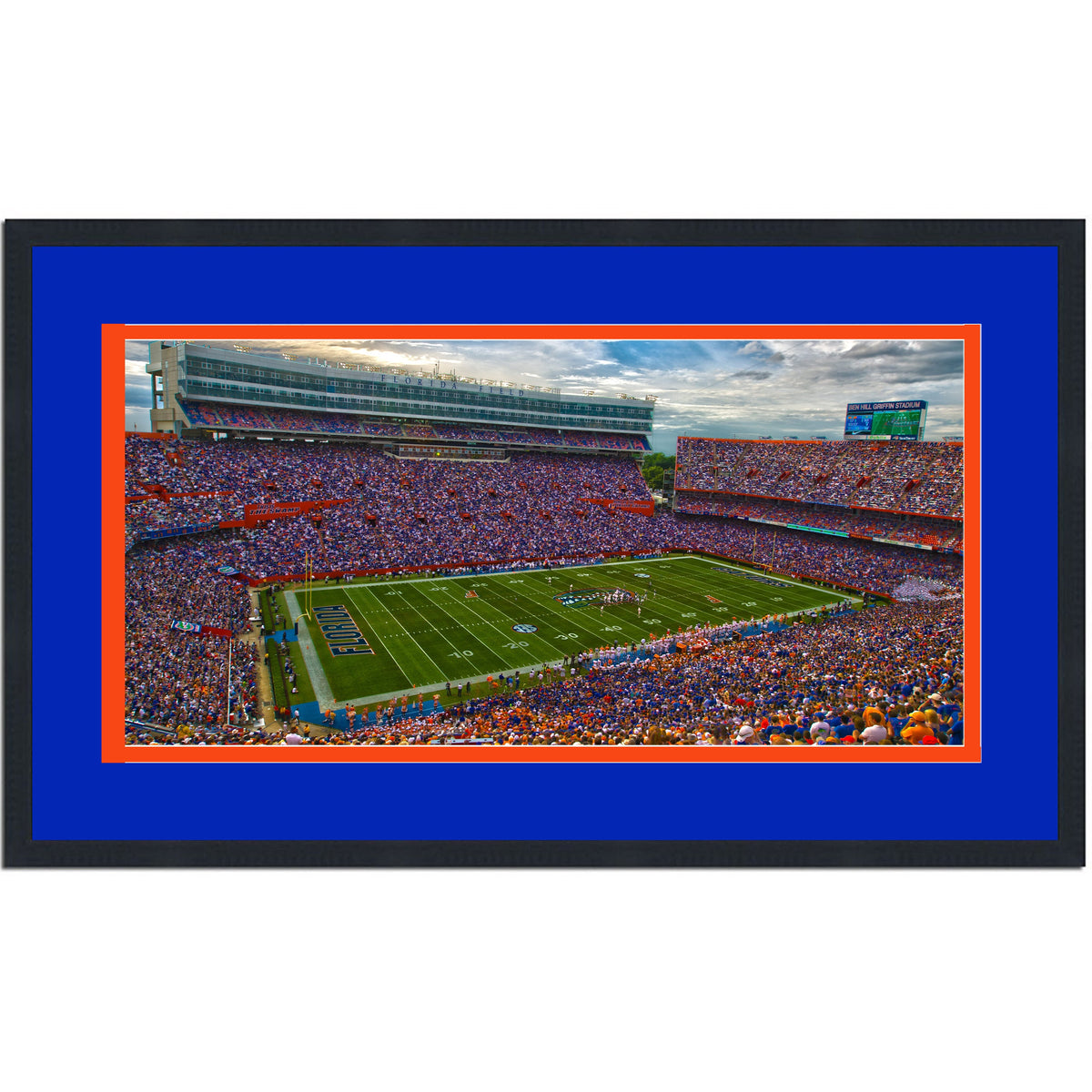Framed Ben Hill Griffin Stadium (The Swamp) Florida Gators 16x24 NCAA Football Photo Professionally Matted