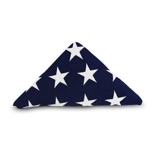 Folded American Flag, Pre Folded American Flag - Made in USA - American made flags and hand folded by veterans.
