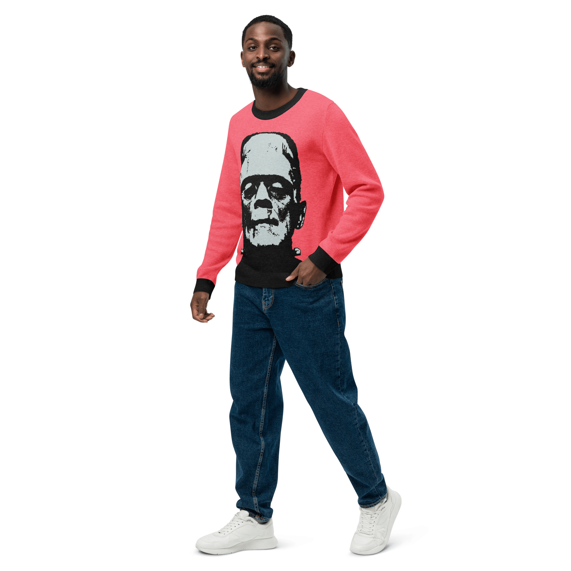 Frankenstein Knit Crewneck Sweater