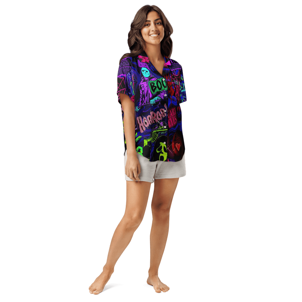 Freaky Frights Silky Pajama Top