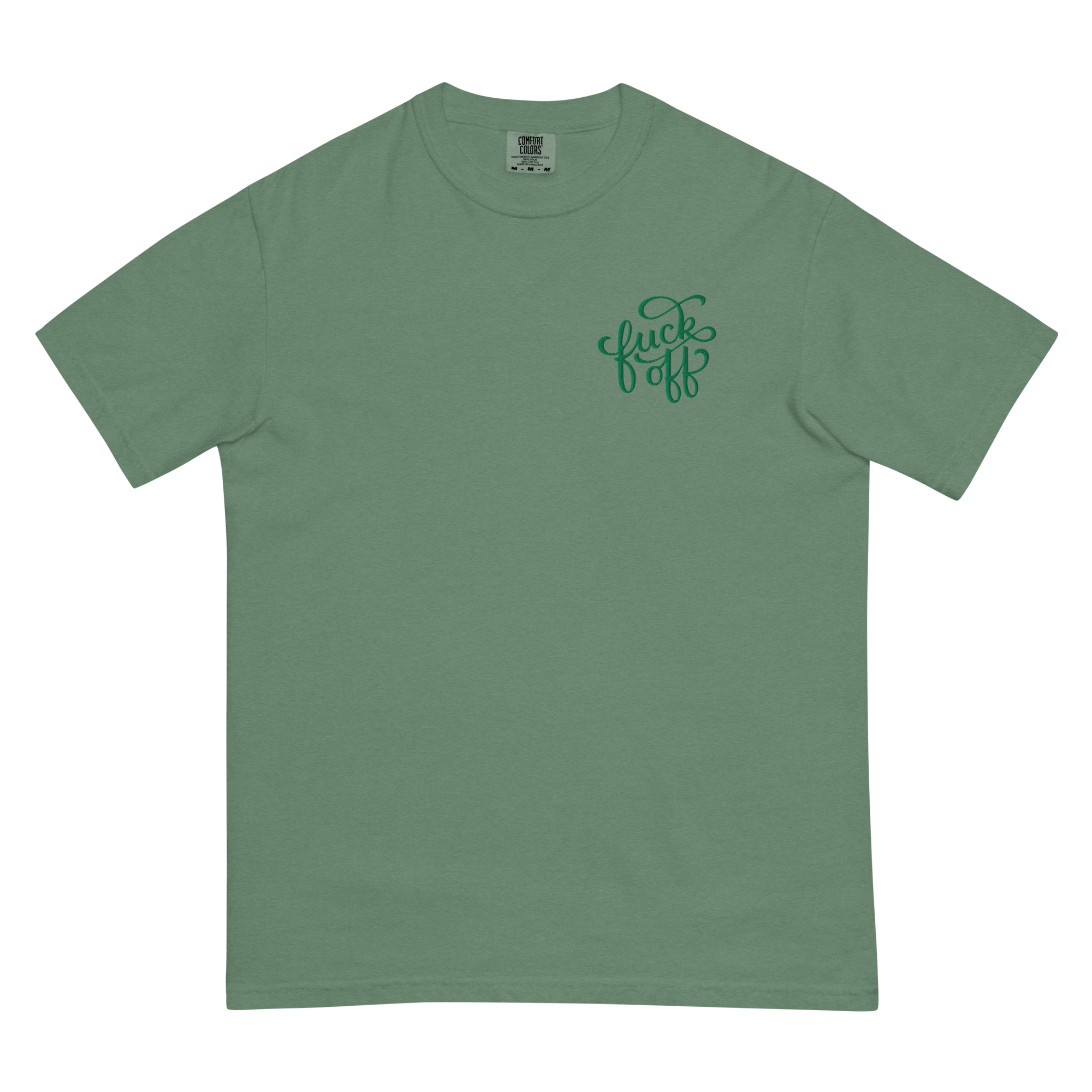 Fuck Off Embroidered Comfy Tee