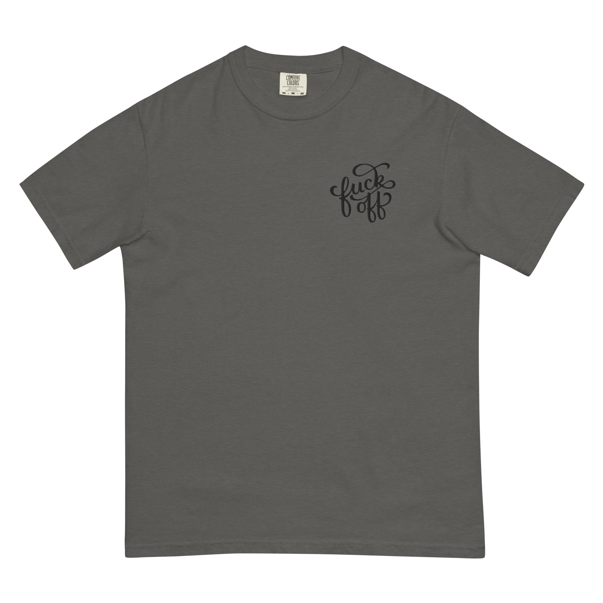 Fuck Off Embroidered Comfy Tee