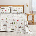 Turkish Cotton Christmas Flannel Sheet - Whittaker Collection