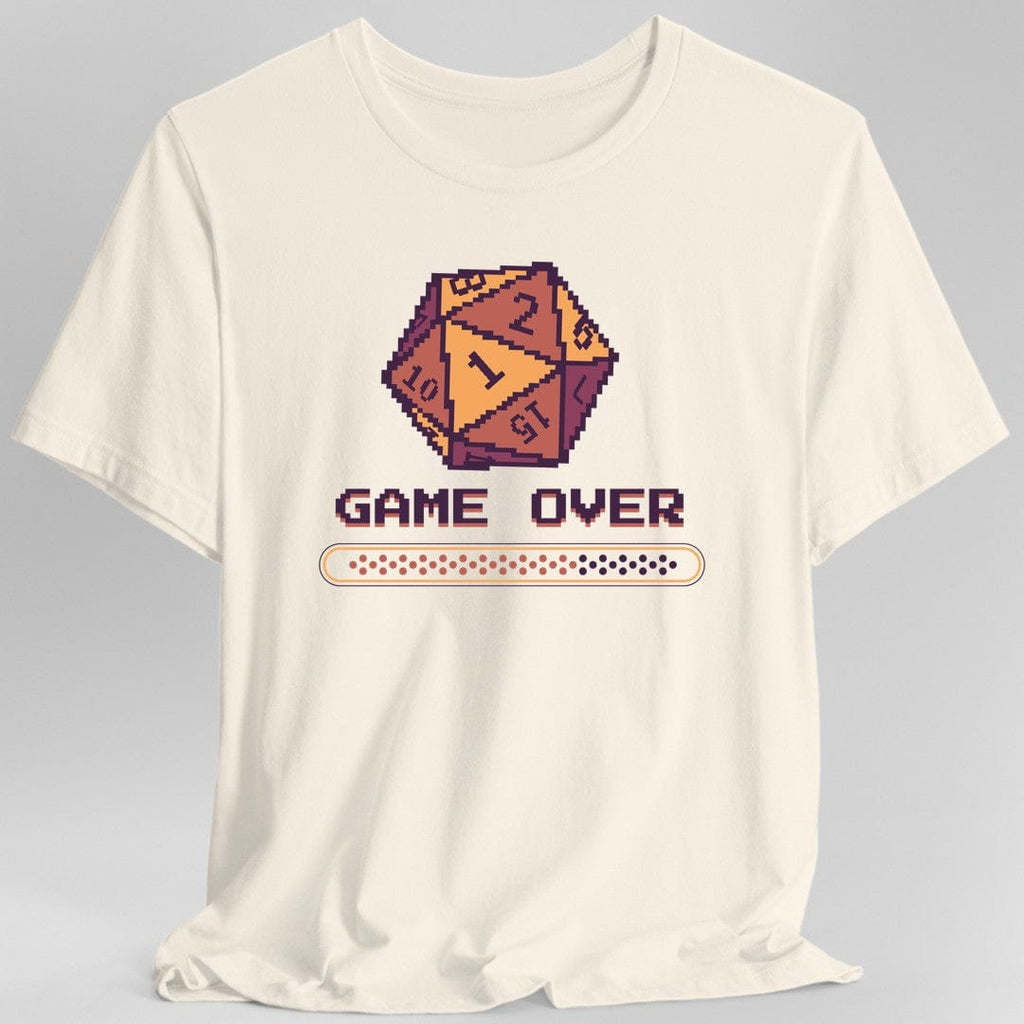 Game Over Crit Fail D20 T-Shirt