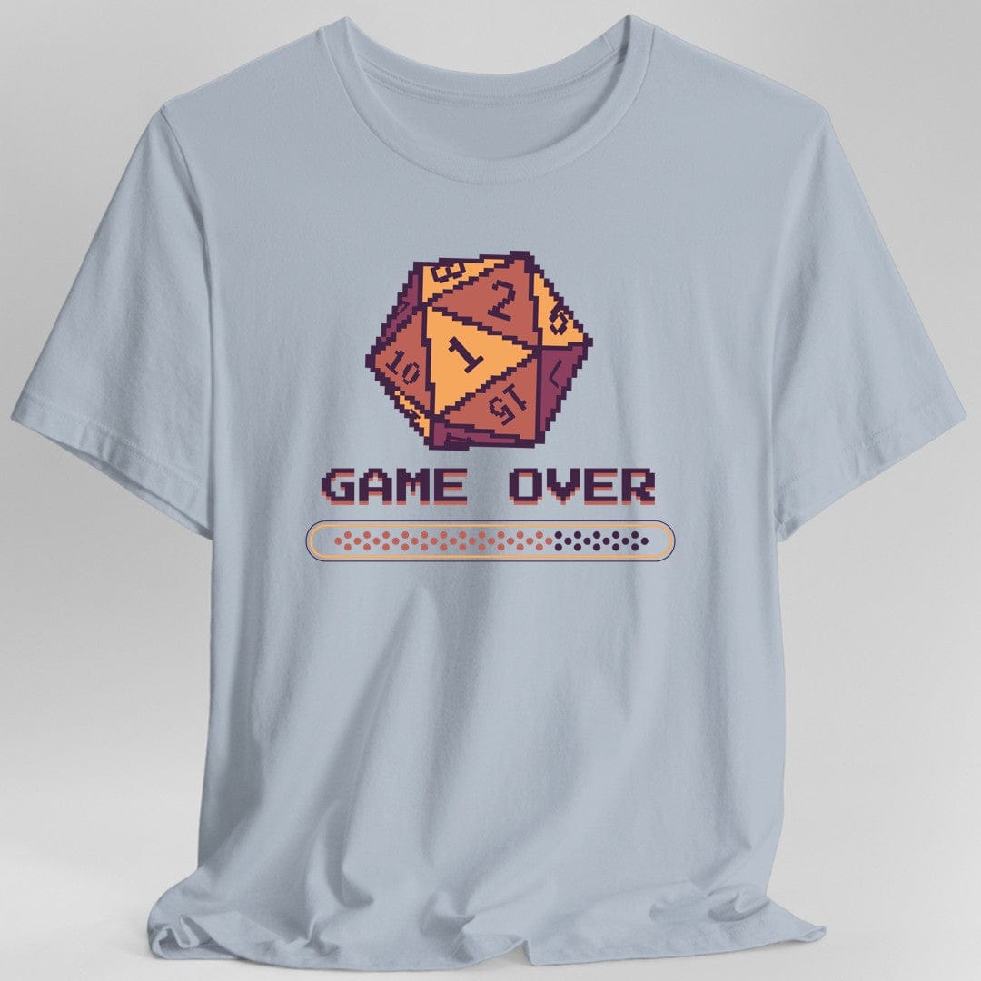 Game Over Crit Fail D20 T-Shirt