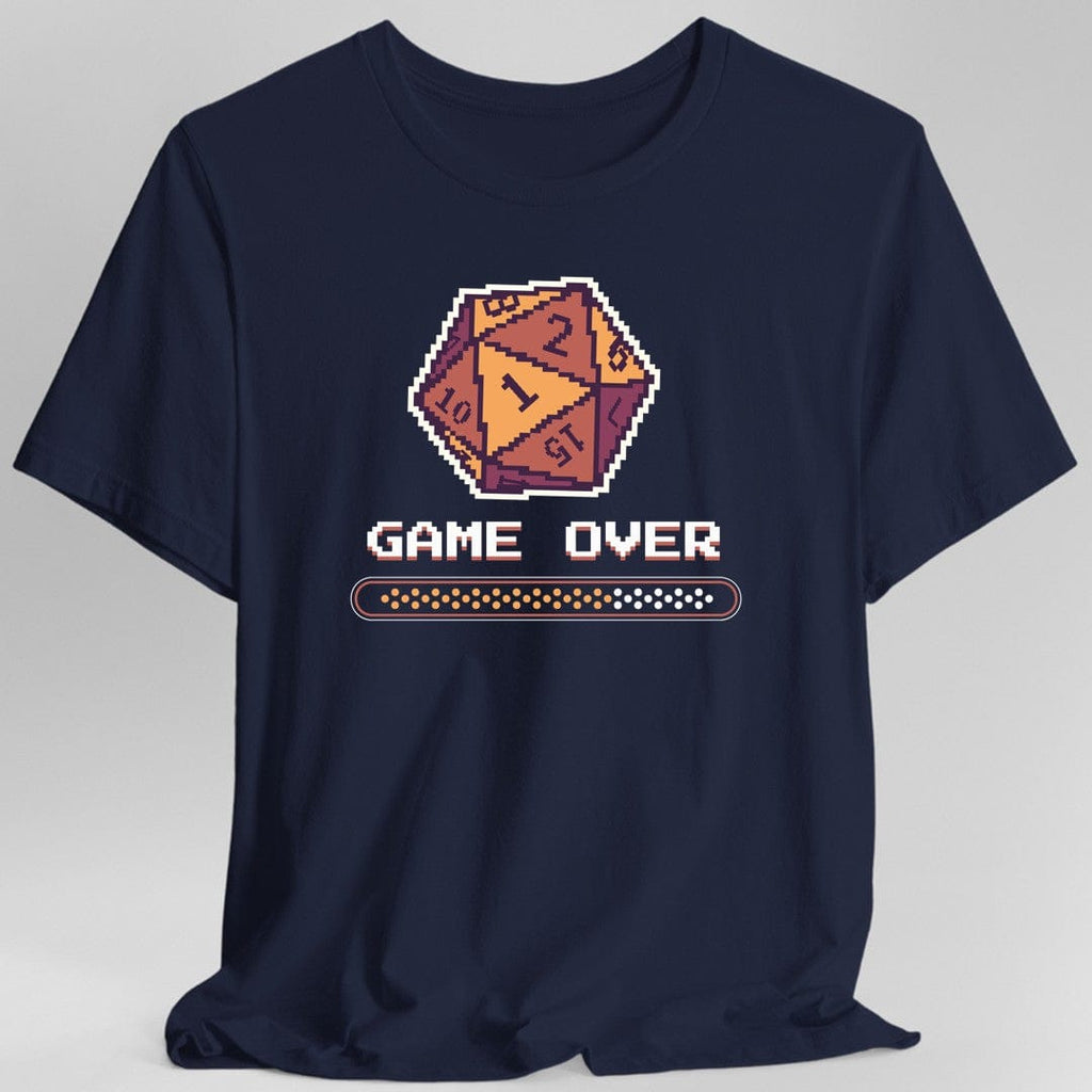 Game Over Crit Fail D20 T-Shirt