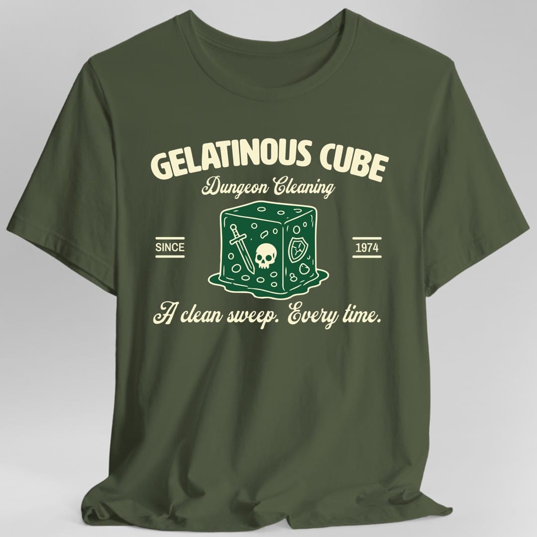 Gelatinous Cube Dungeon Cleaning T-Shirt