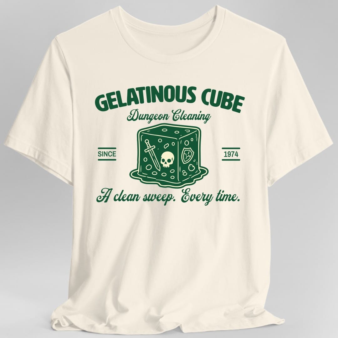 Gelatinous Cube Dungeon Cleaning T-Shirt