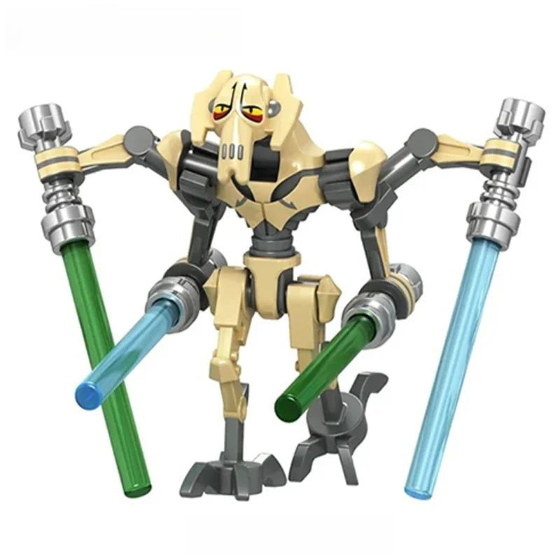 General Grievous set of 2 Star Wars Lego Minifigure Custom Toys