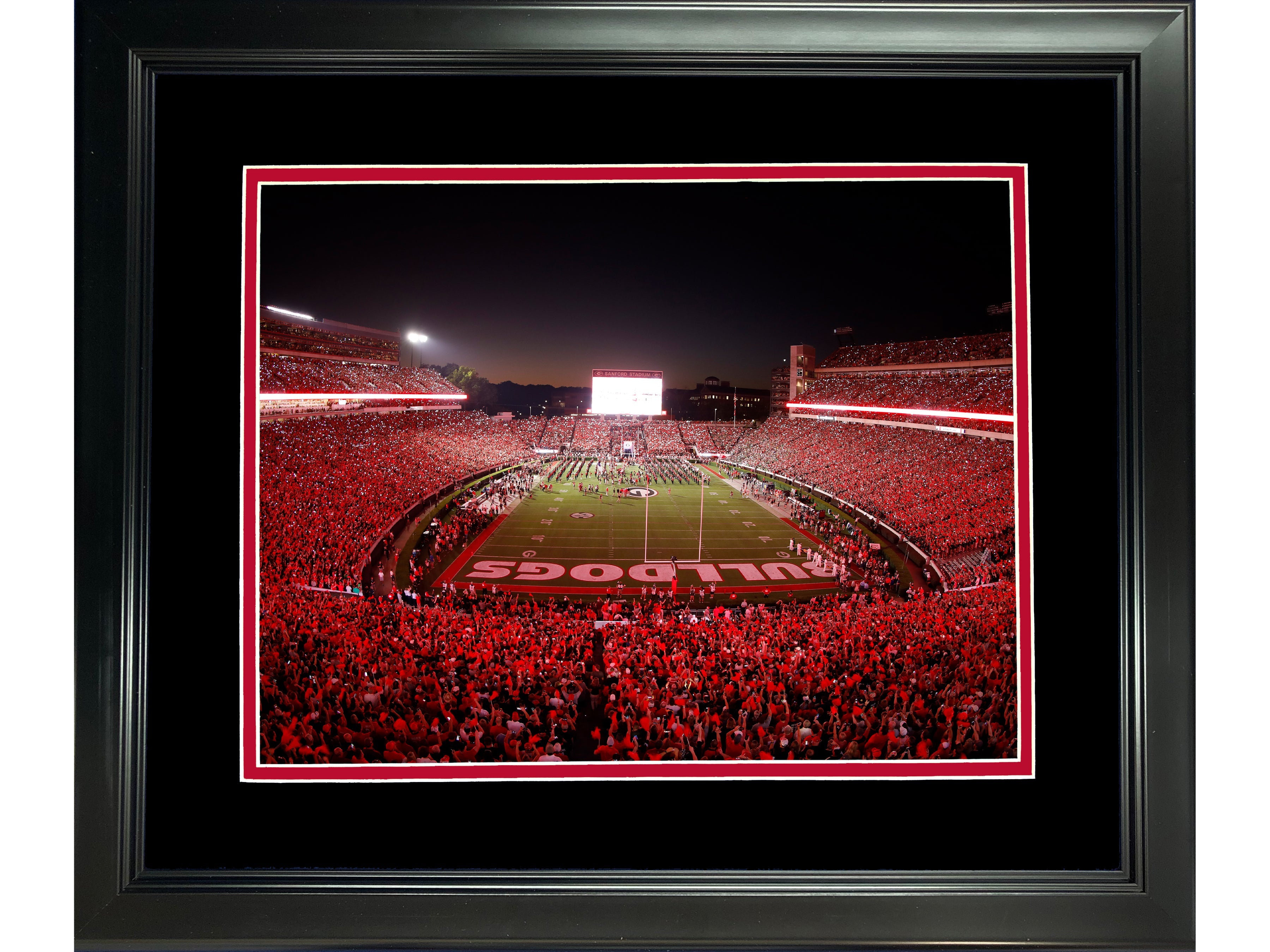 Framed Sanford Stadium Georgia Bulldogs 11"x14" NCAA Football Photo Professionally Matted