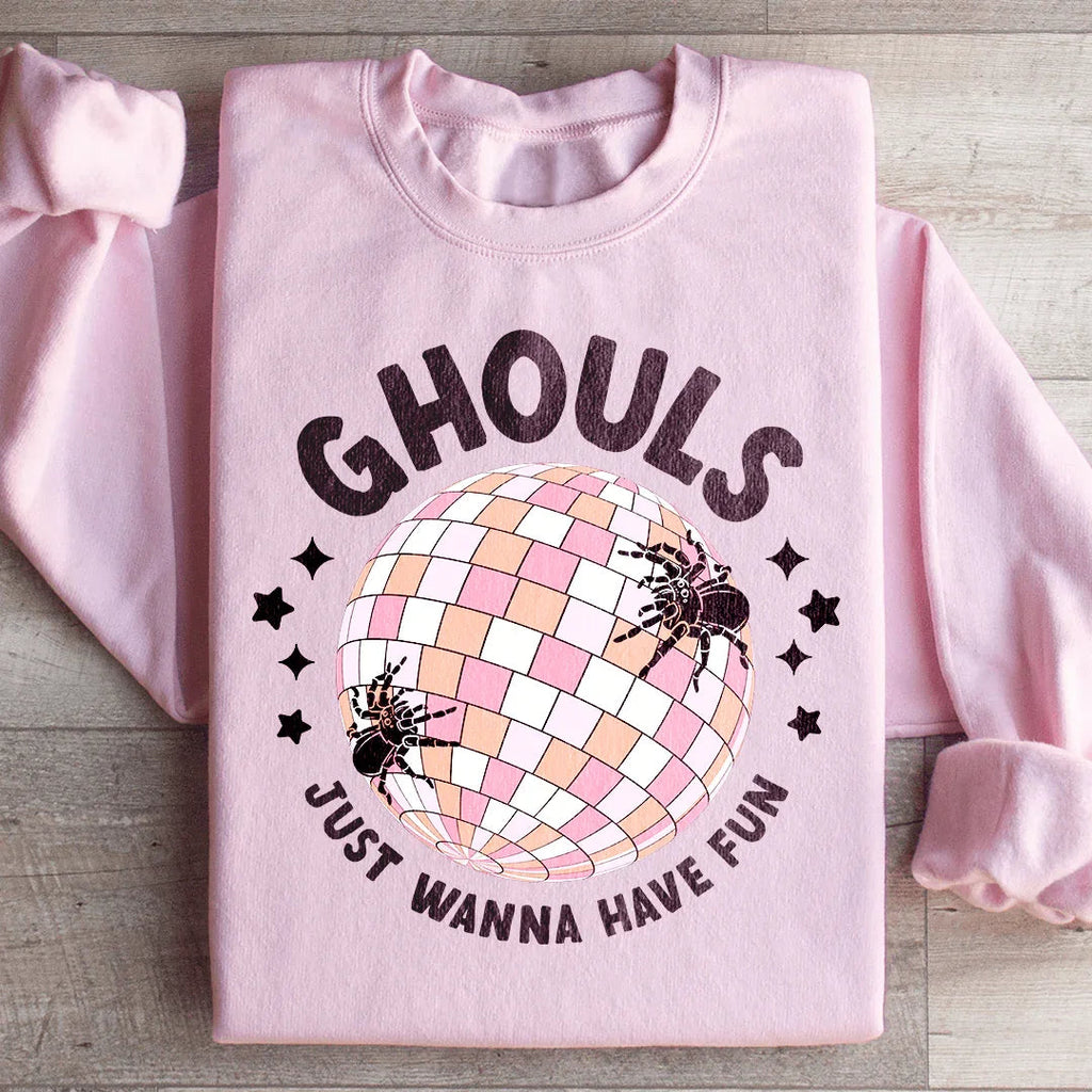 Ghouls Just Wanna Have Fun Retro Sweatshirt