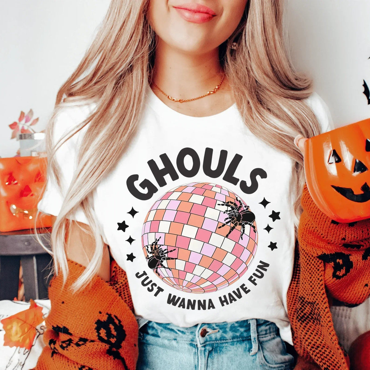 Ghouls Just Wanna Have Fun Retro Tee