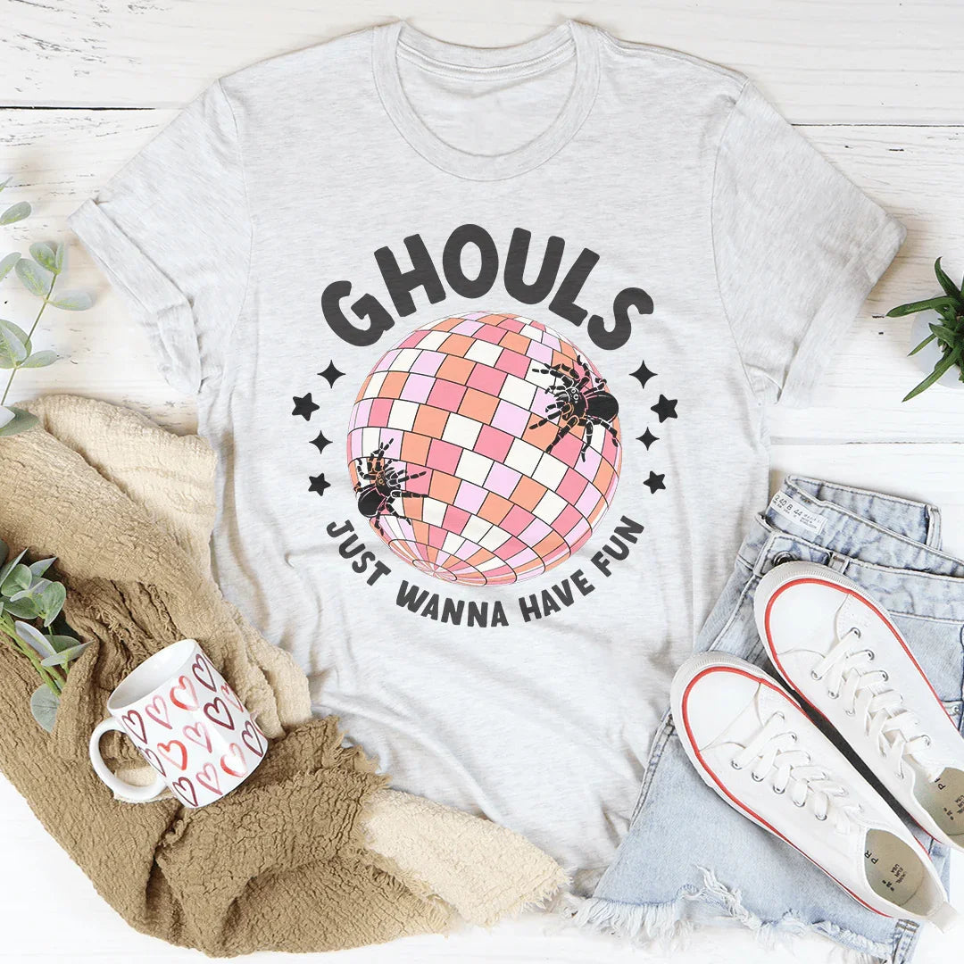 Ghouls Just Wanna Have Fun Retro Tee