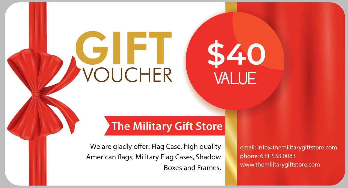 The Military Gift Store Gift Card - Value $40