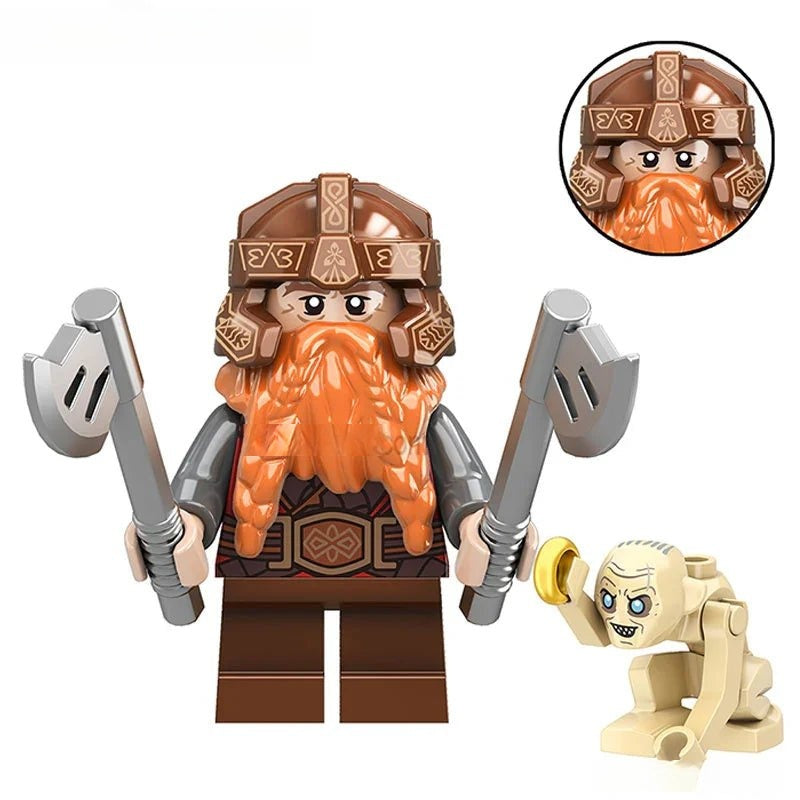 Gimli Lord of The Rings Minifigure Toy 1