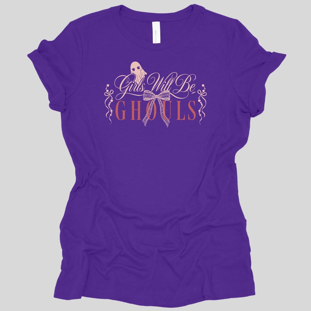 Girls Will Be Ghouls Coquette Women's T-Shirt