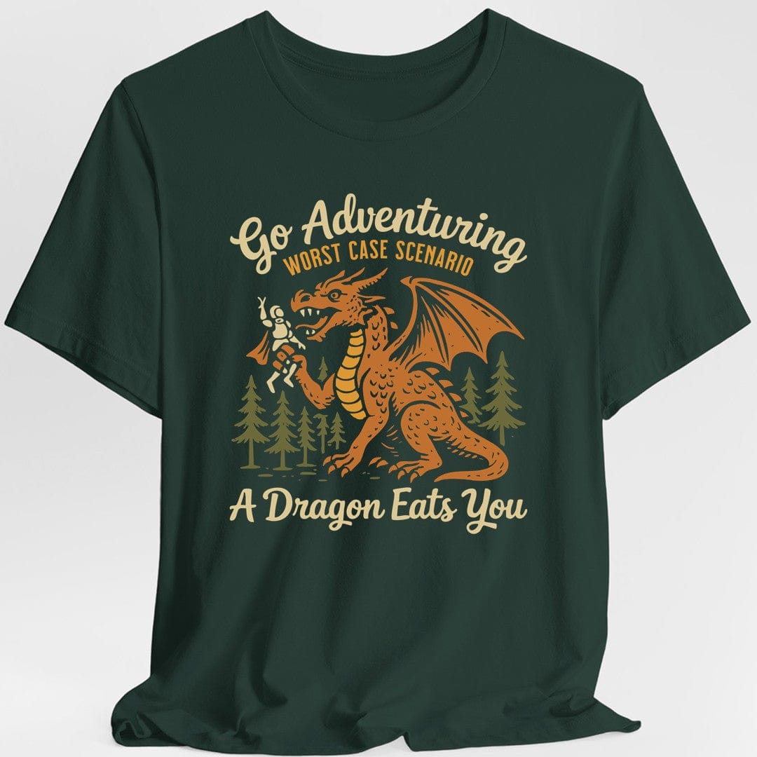 Go Adventuring Funny D&D T-Shirt