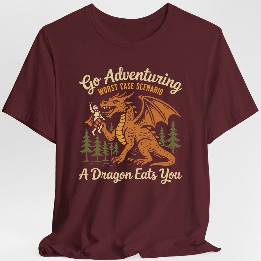 Go Adventuring Funny D&D T-Shirt