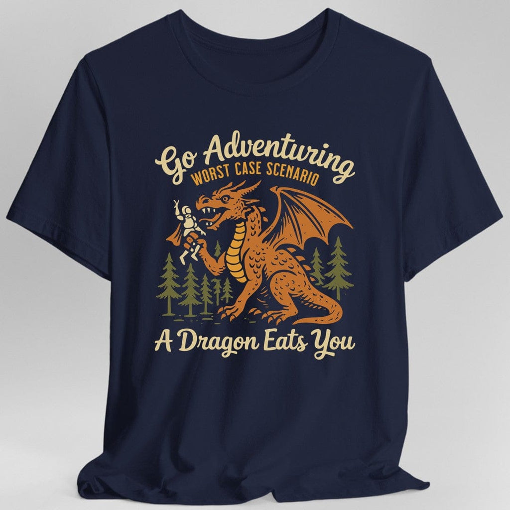Go Adventuring Funny D&D T-Shirt