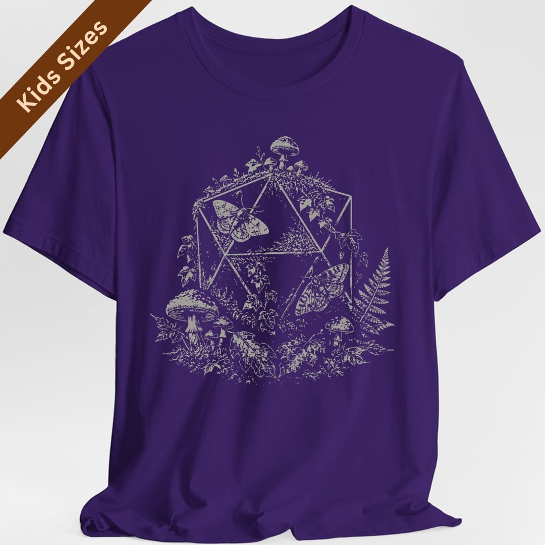 Goblincore D20 Stipple Kids T-Shirt