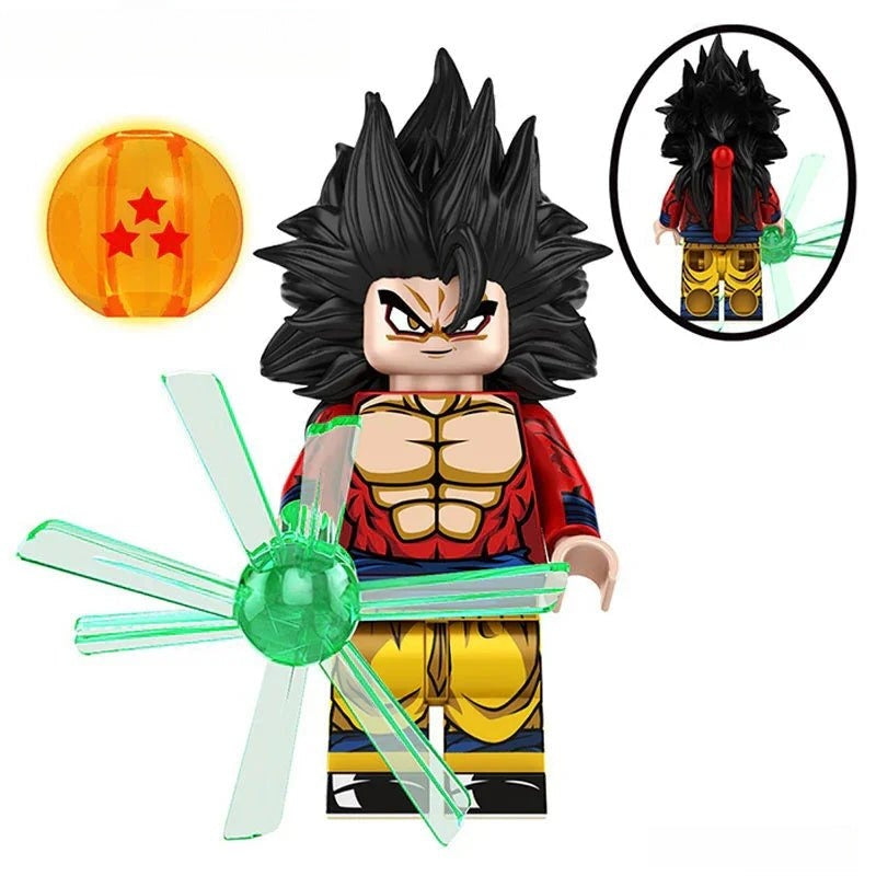 Goku 4 Dragon Ball Z Super Lego Minifigures Custom Anime Toys G-8