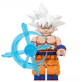 Goku White Hair Dragon Ball Z lego Minifigures Custom Anime Toys G-2