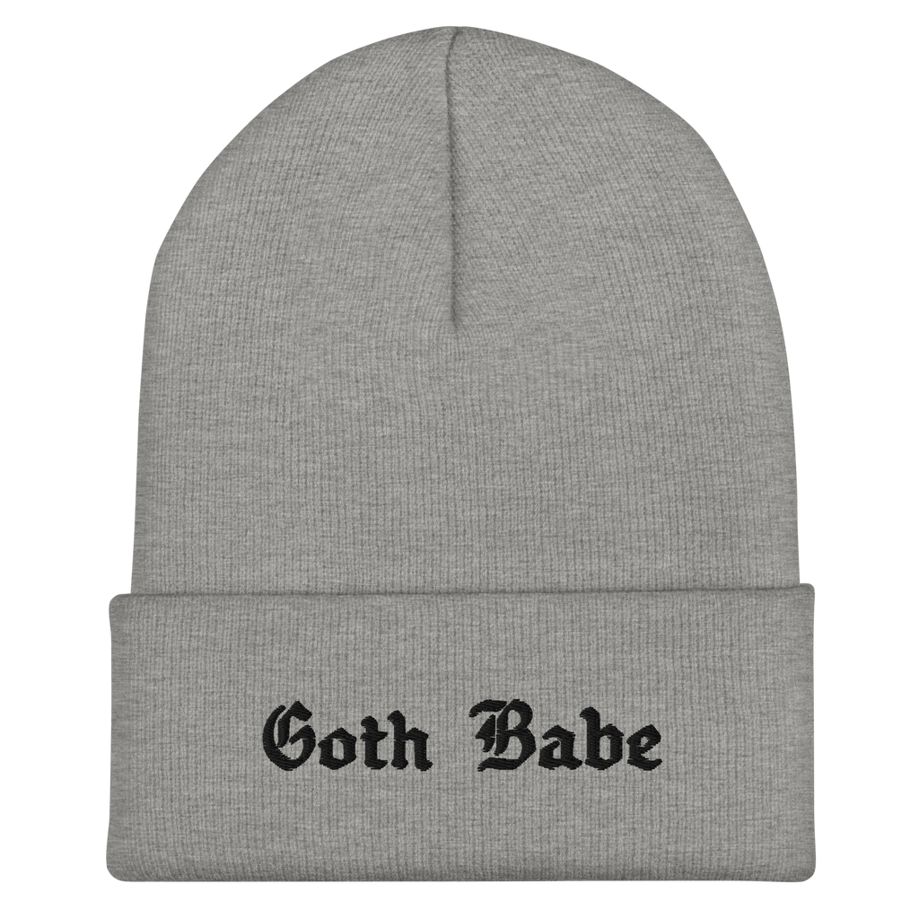 Goth Babe Cuffed Beanie