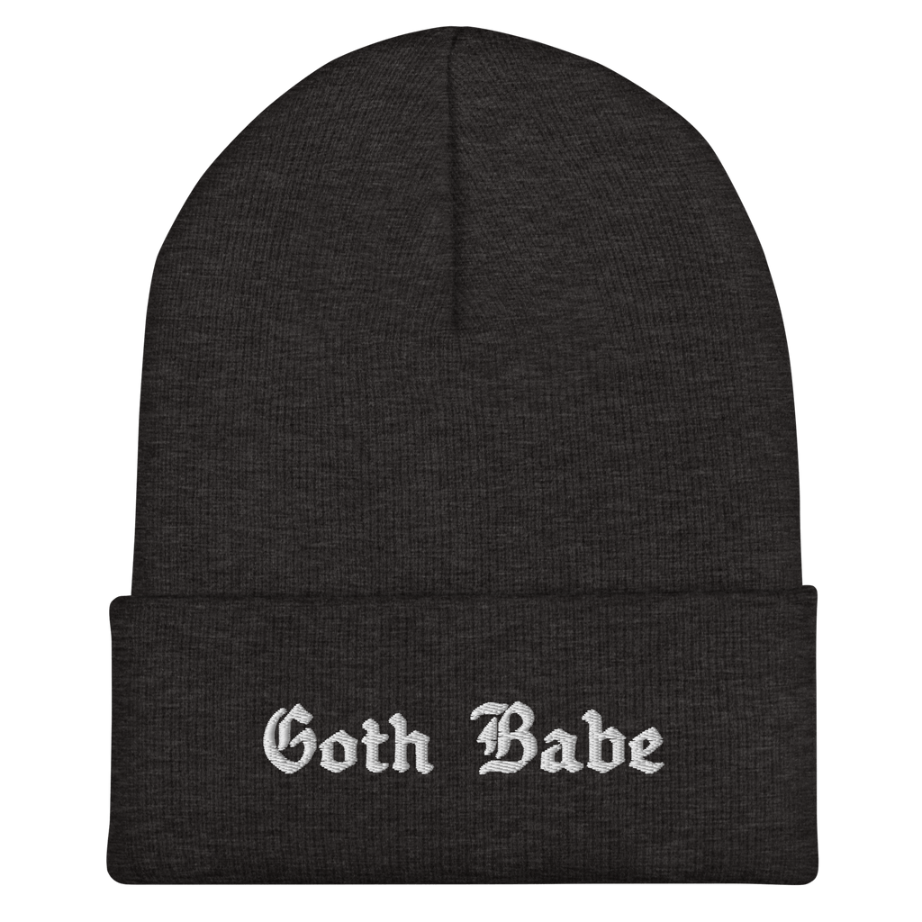 Goth Babe Cuffed Beanie