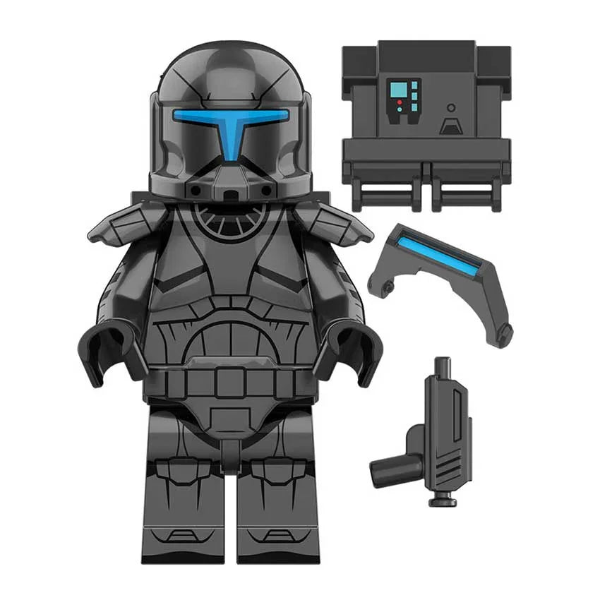 Gray Clone CommandoStar Wars Minifigure Toy