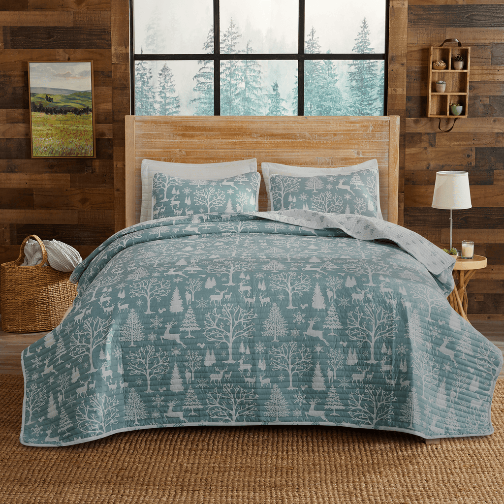 Lodge Woods Quilt - Winter Solstice Collection