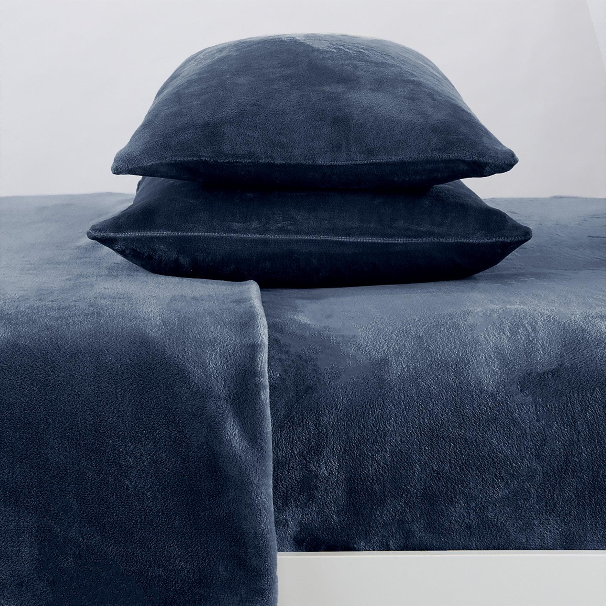 Solid Jewel-Toned Plush Sheet - Velvet Luxe Collection