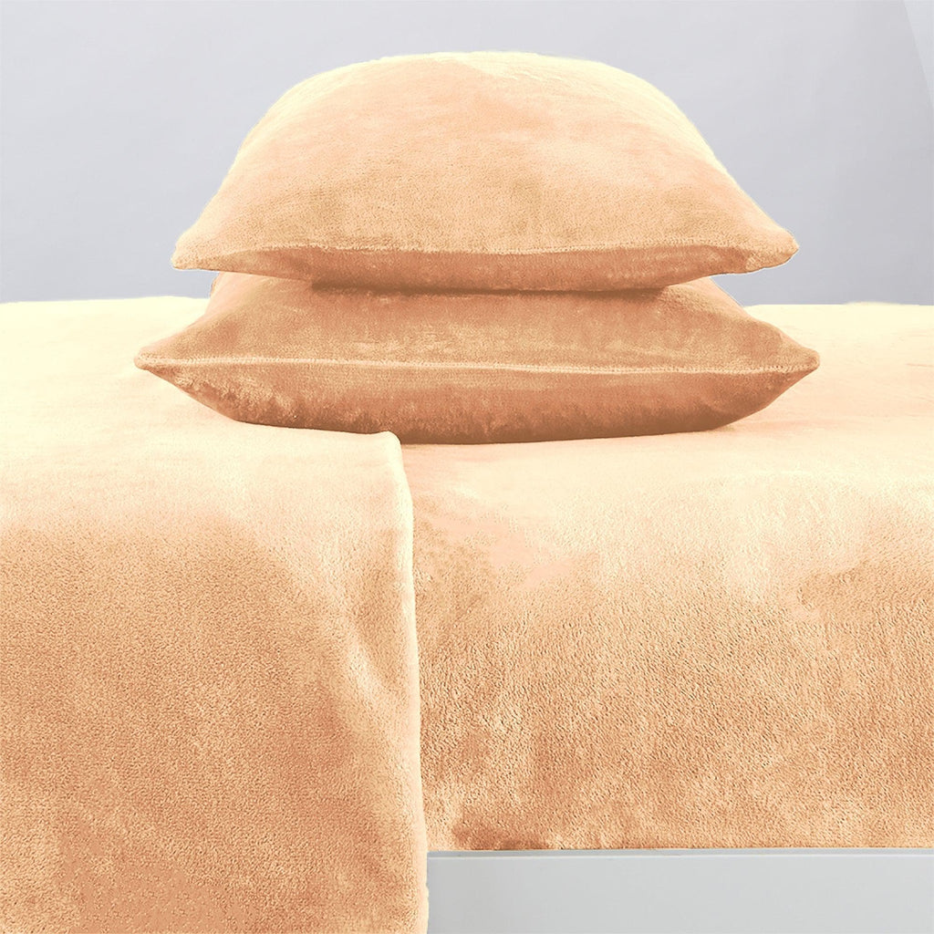 Solid Jewel-Toned Plush Sheet - Velvet Luxe Collection