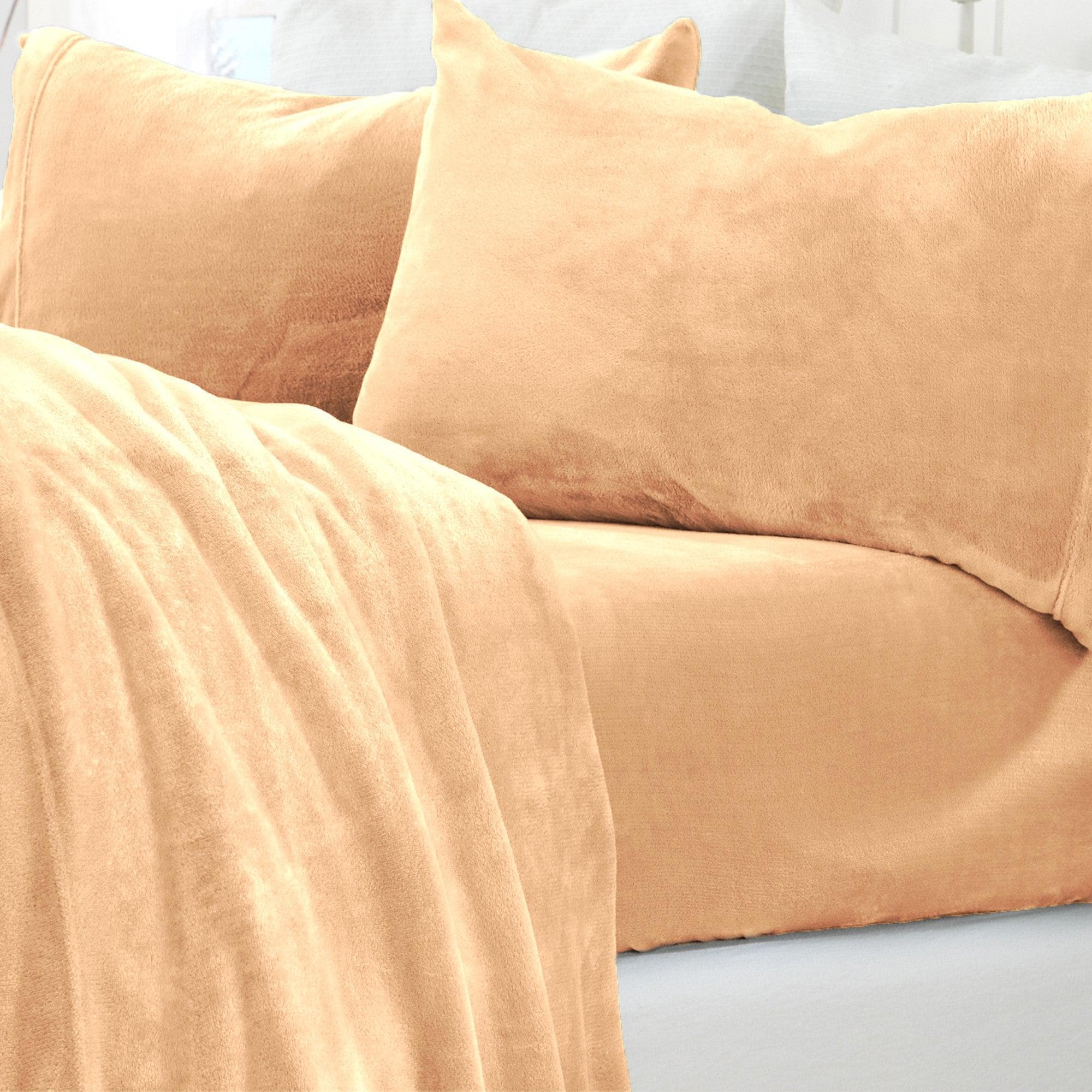 Solid Jewel-Toned Plush Sheet - Velvet Luxe Collection