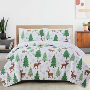 Deer / Trees / Snow