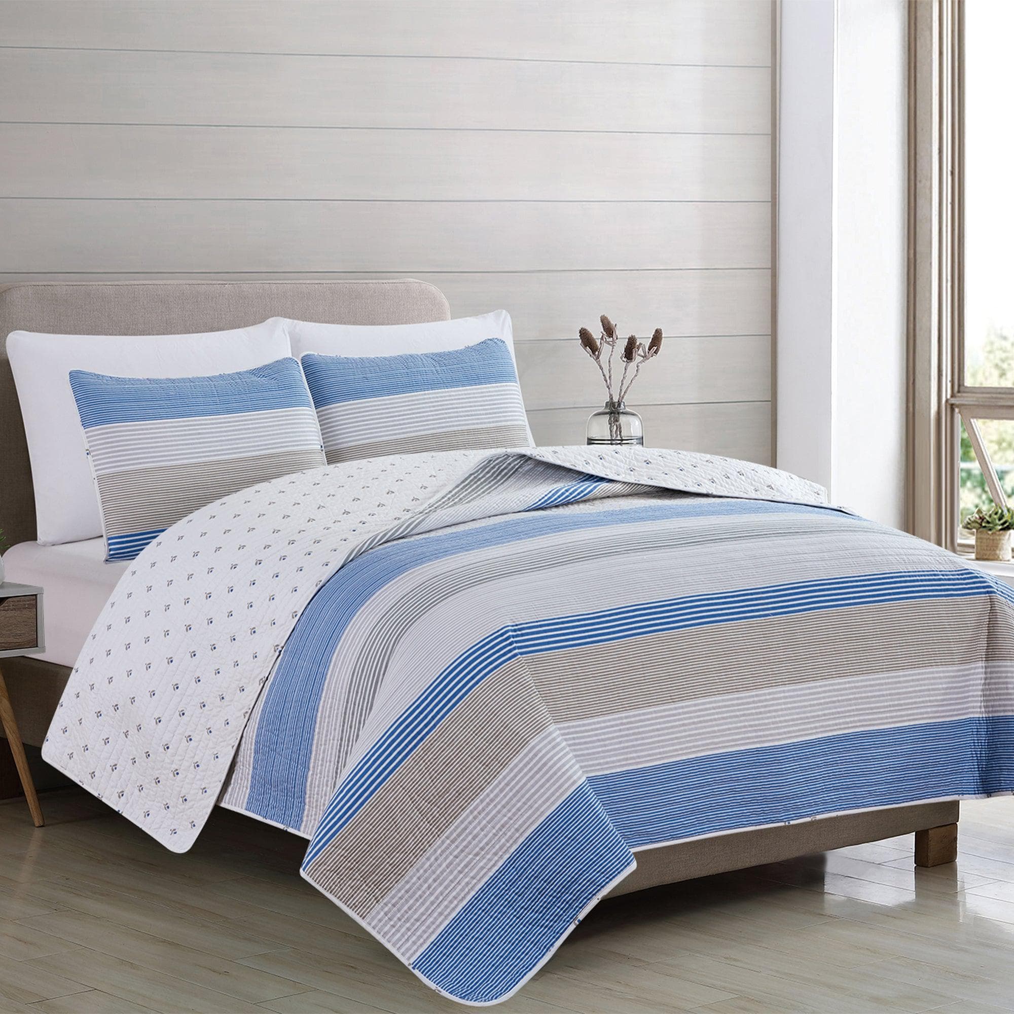 Striped Quilt Set - Bryce Collection
