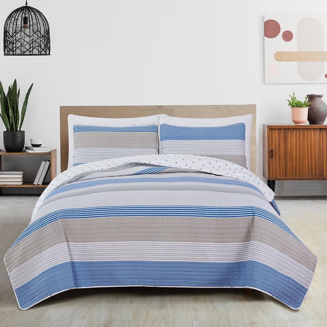 Striped Quilt Set - Bryce Collection