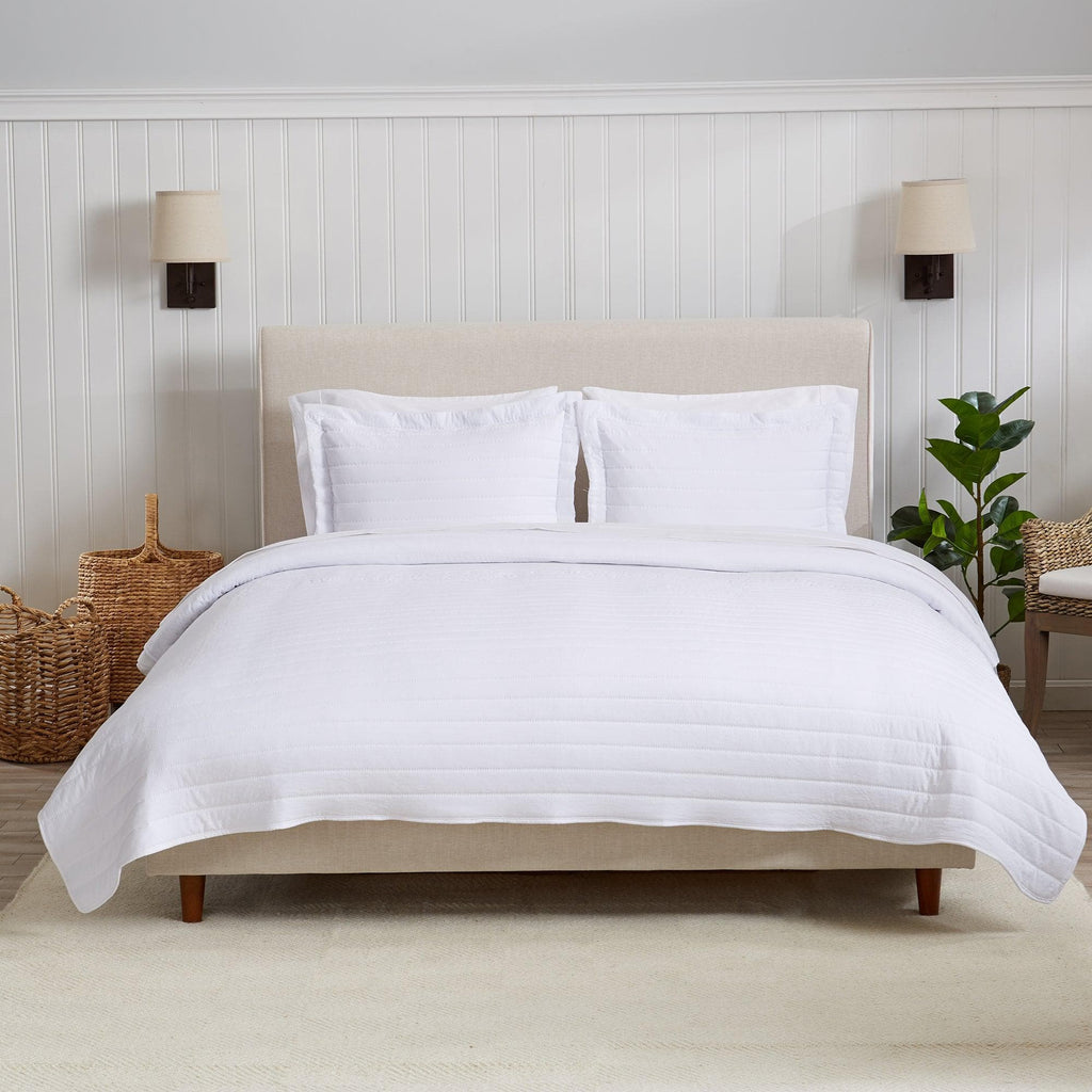 Solid Striped Quilt - Virginia Collection