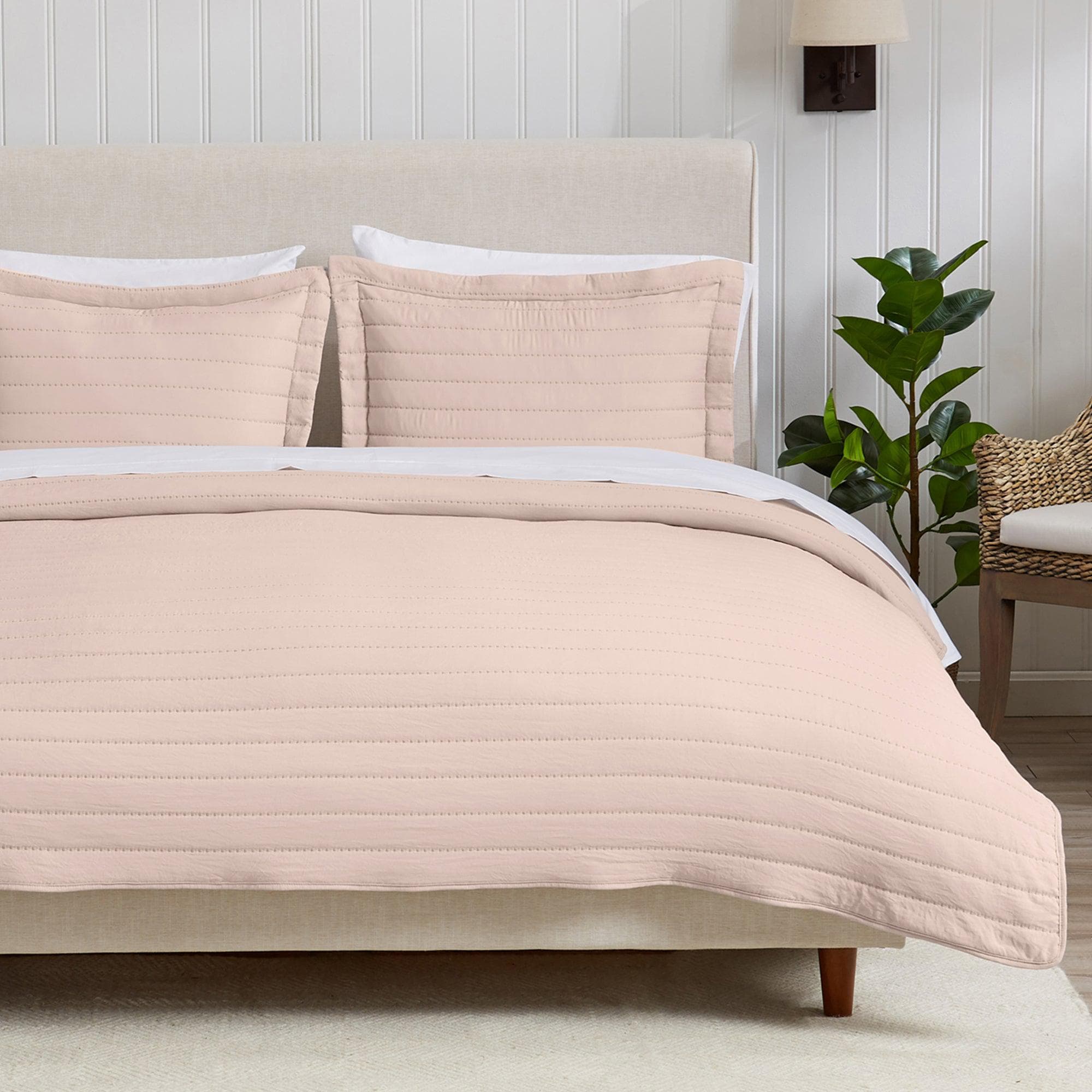 Solid Striped Quilt - Virginia Collection