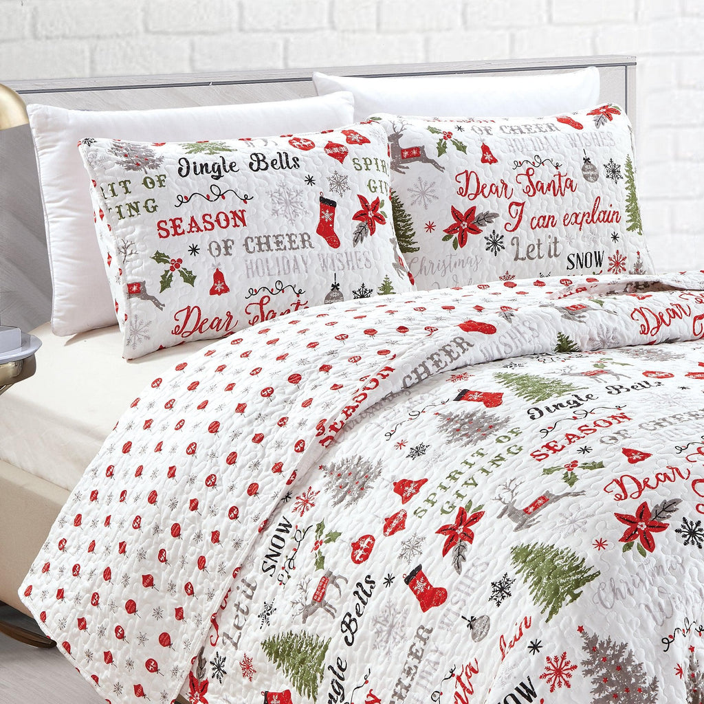 Holiday Quilt Set - Carol Collection