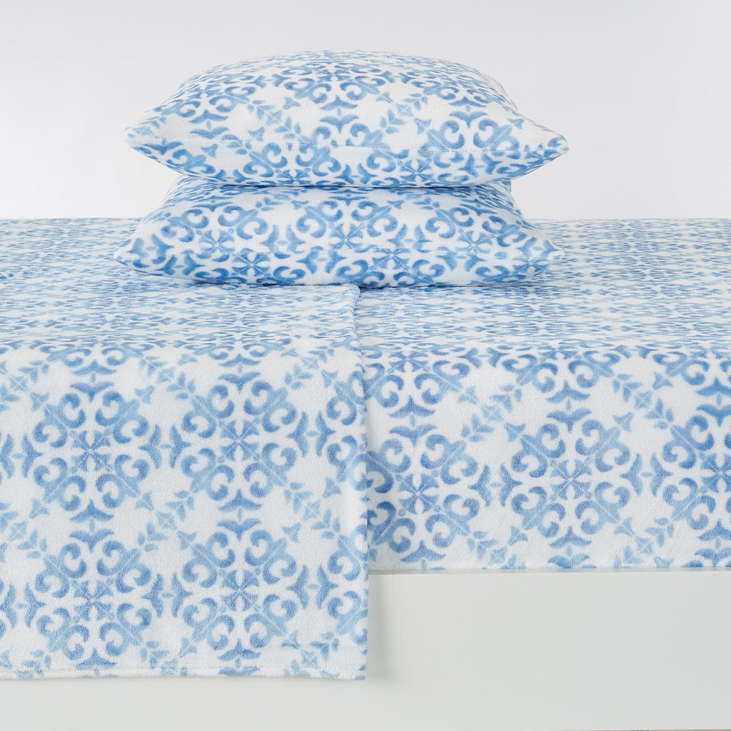 Printed Plush Sheet - Velvet Luxe Lattice Collection