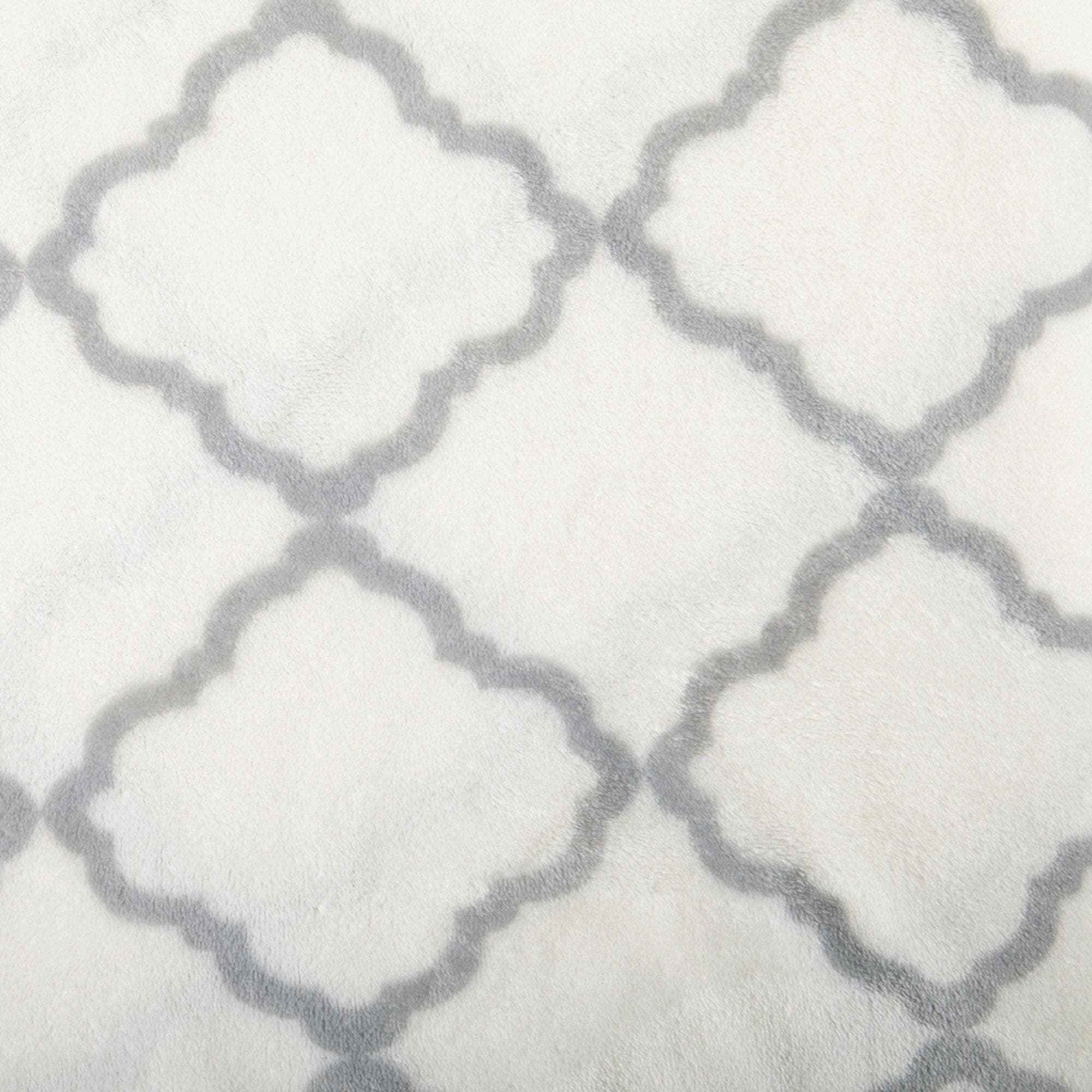 Printed Plush Sheet - Velvet Luxe Lattice Collection