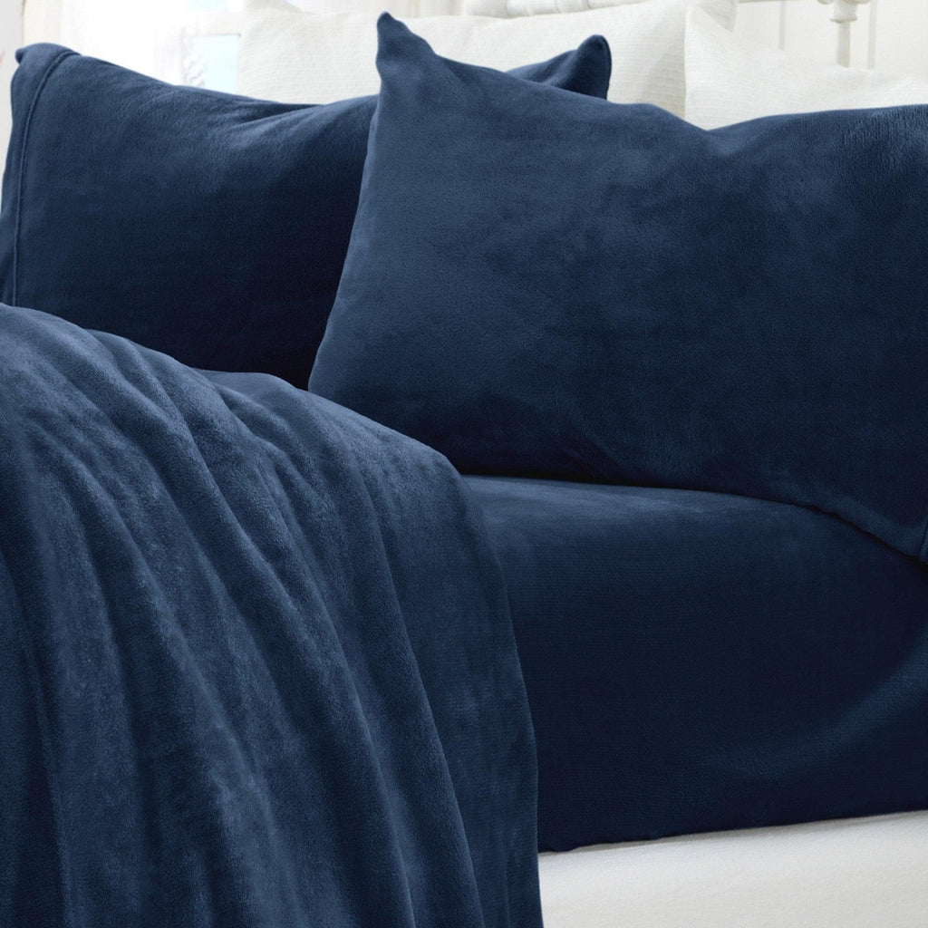 Solid Plush Sheet - Velvet Luxe Collection