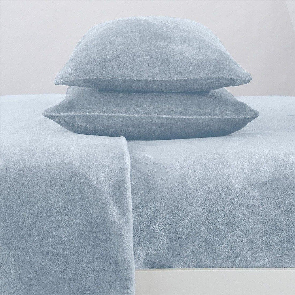 Solid Plush Sheet - Velvet Luxe Collection
