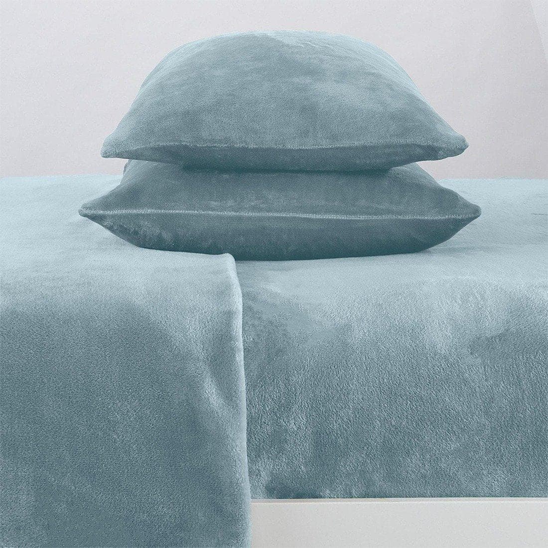 Solid Plush Sheet - Velvet Luxe Collection