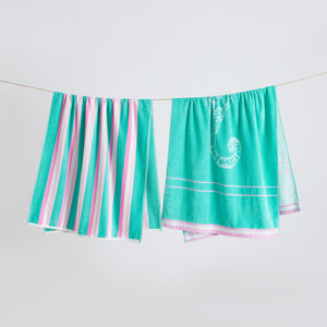 Seahorse Green / Pink