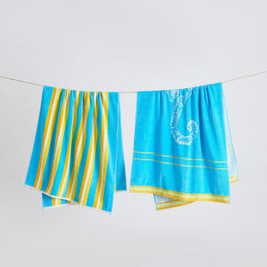 Seahorse Blue / Yellow