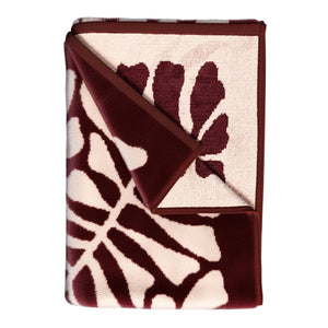 Dark Terracotta / Light Terracotta Retro Leaves