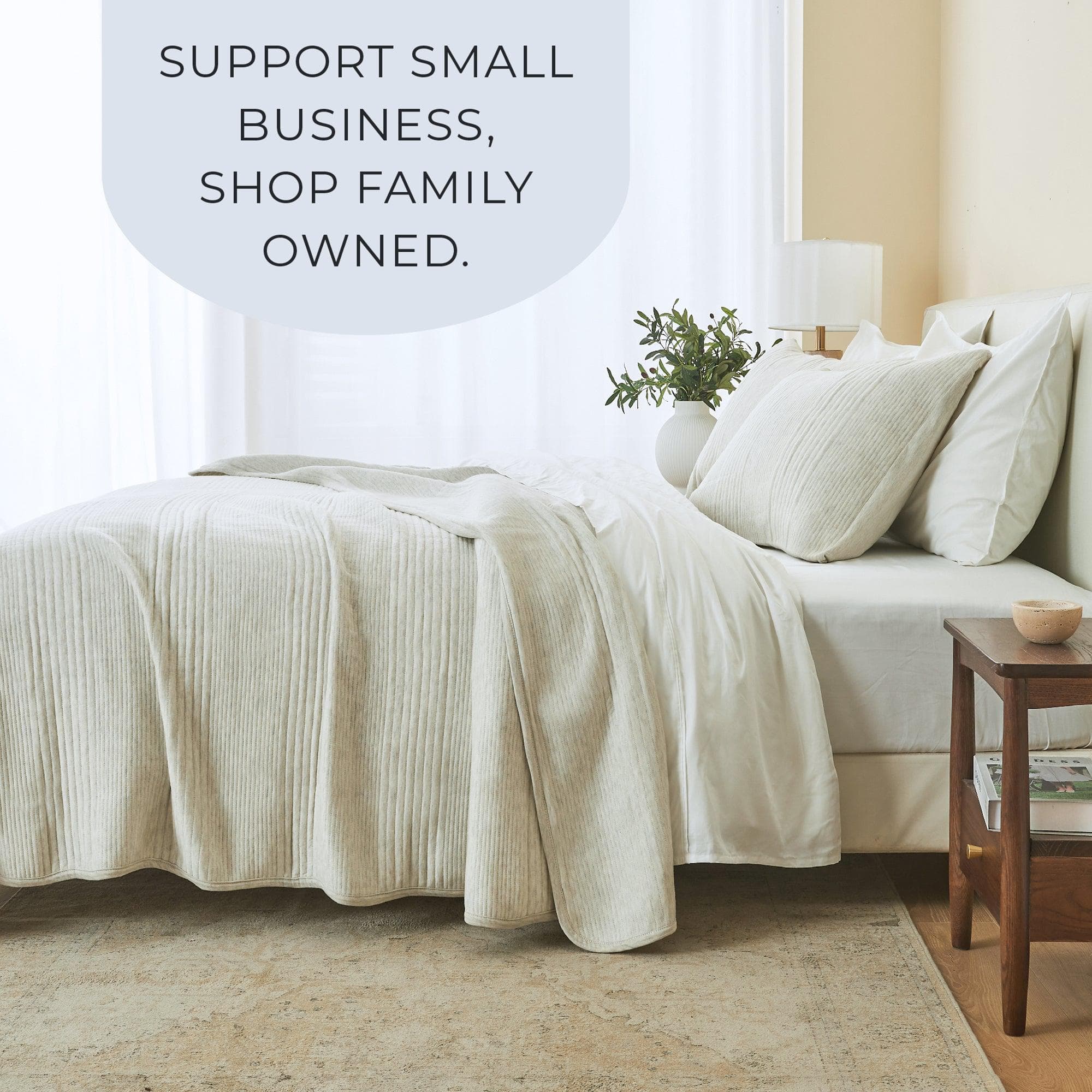 Jersey Knit Quilt Set - Natalie Collection