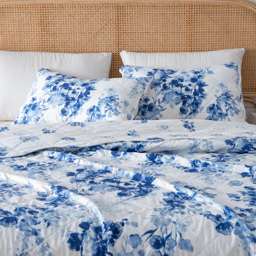 Watercolor Leaves Quilt Set - Jacqueline Collection
